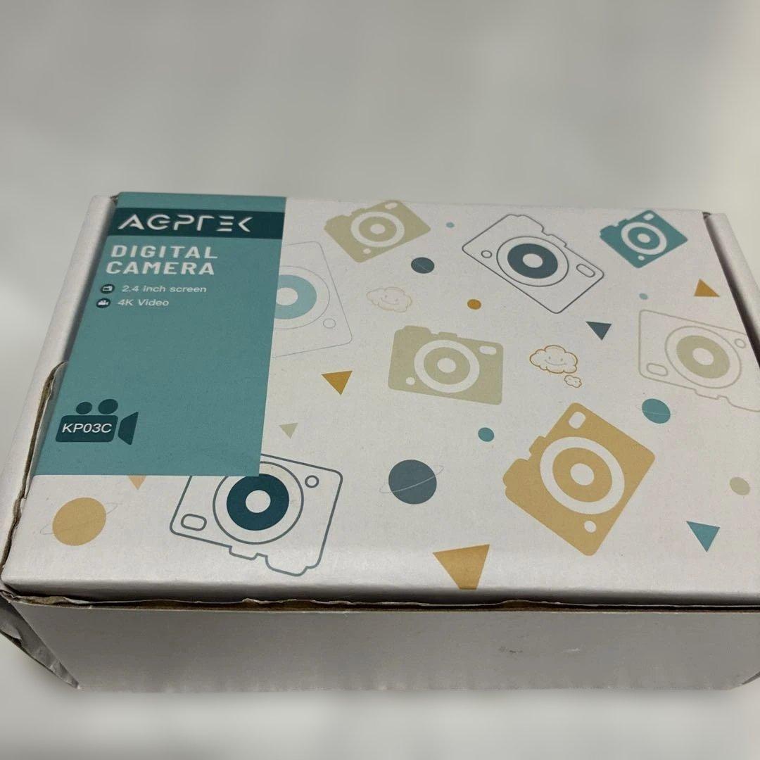 AGPTEK 4Kコンパクトデジタルカメラ