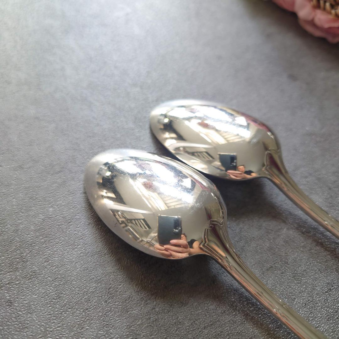 美品 クリストフル リュバン コーヒースプーン 2点