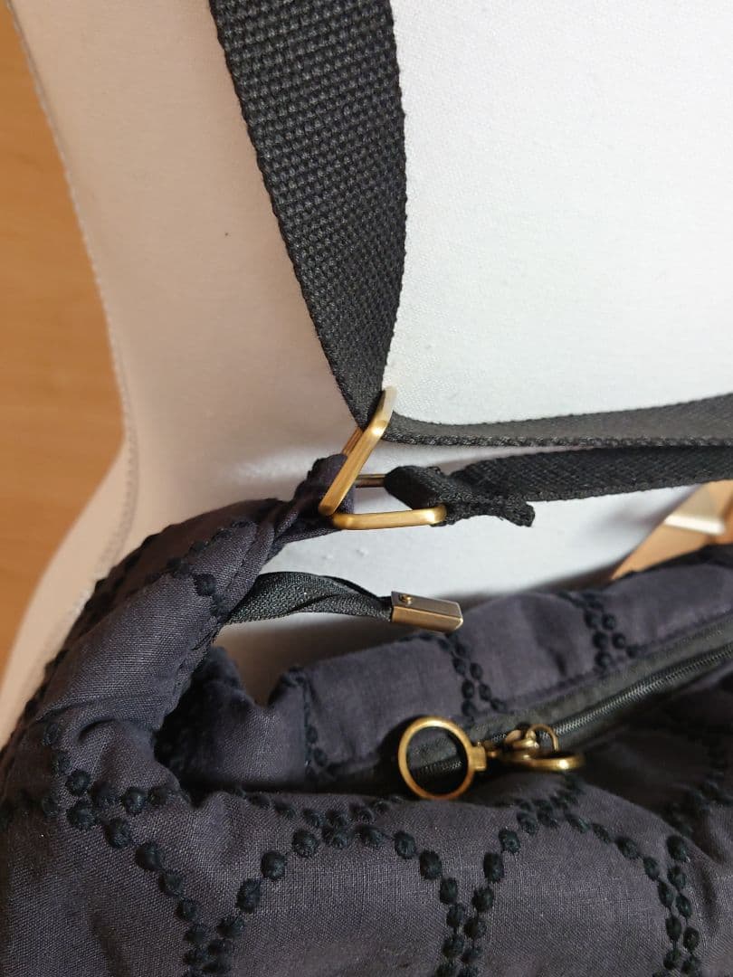 tambourine charcoal　ミナペルホネン　3WAY トートバッグ