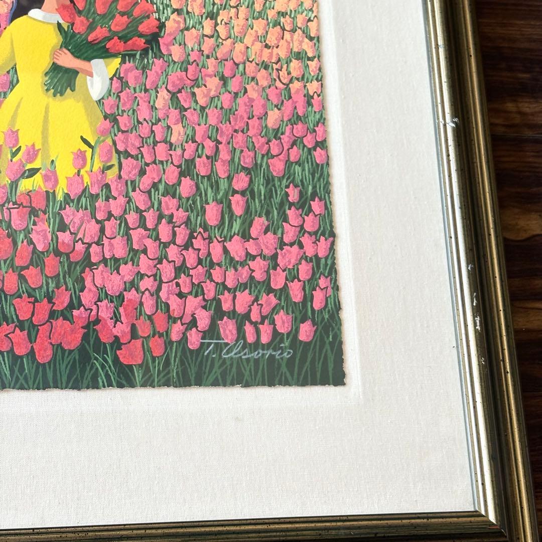 Trinidad Osorio サイン有り 額装 リトグラフ 絵画