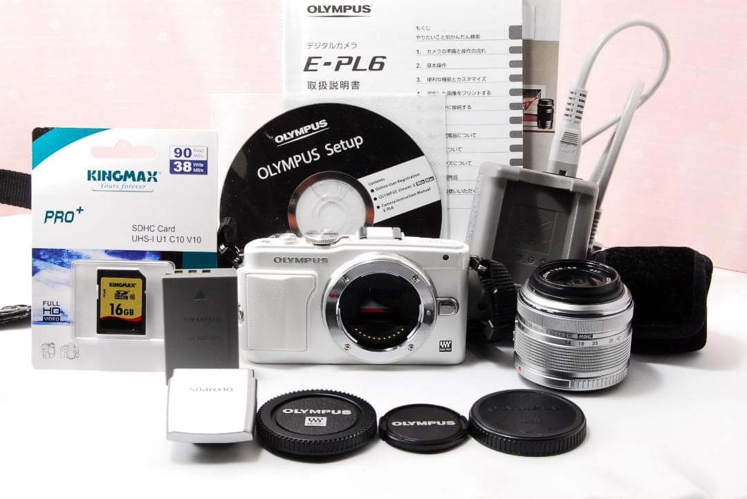〓ミラーレス一眼レフカメラ〓オリンパス OLYMPUS E-PL6 ホワイト