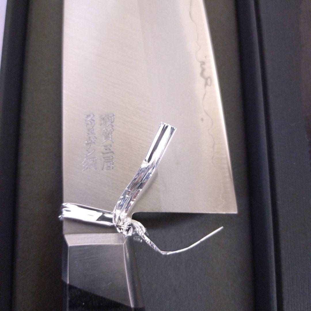 マツ新品サンドビック三層鋼包丁スウェーデン鋼　本鍛錬包丁　硬質三層