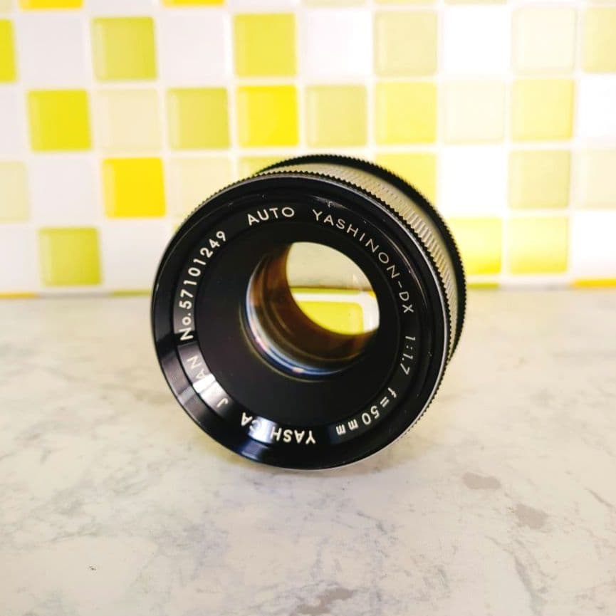 Yashica Auto Yashinon−DX 50mm F1.7 レンズ