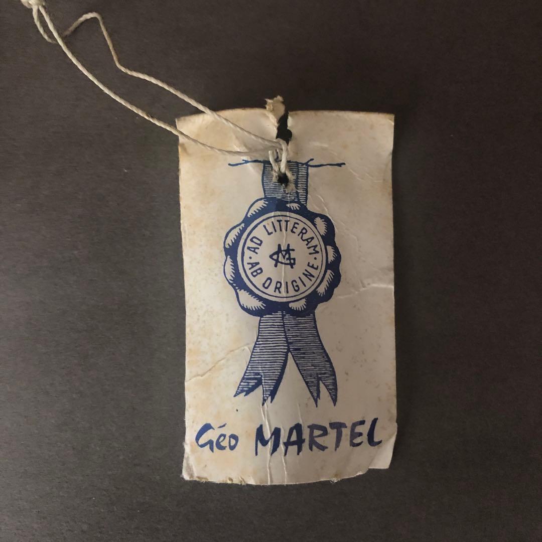 フランス　Geo Martelの花柄の波型飾り皿