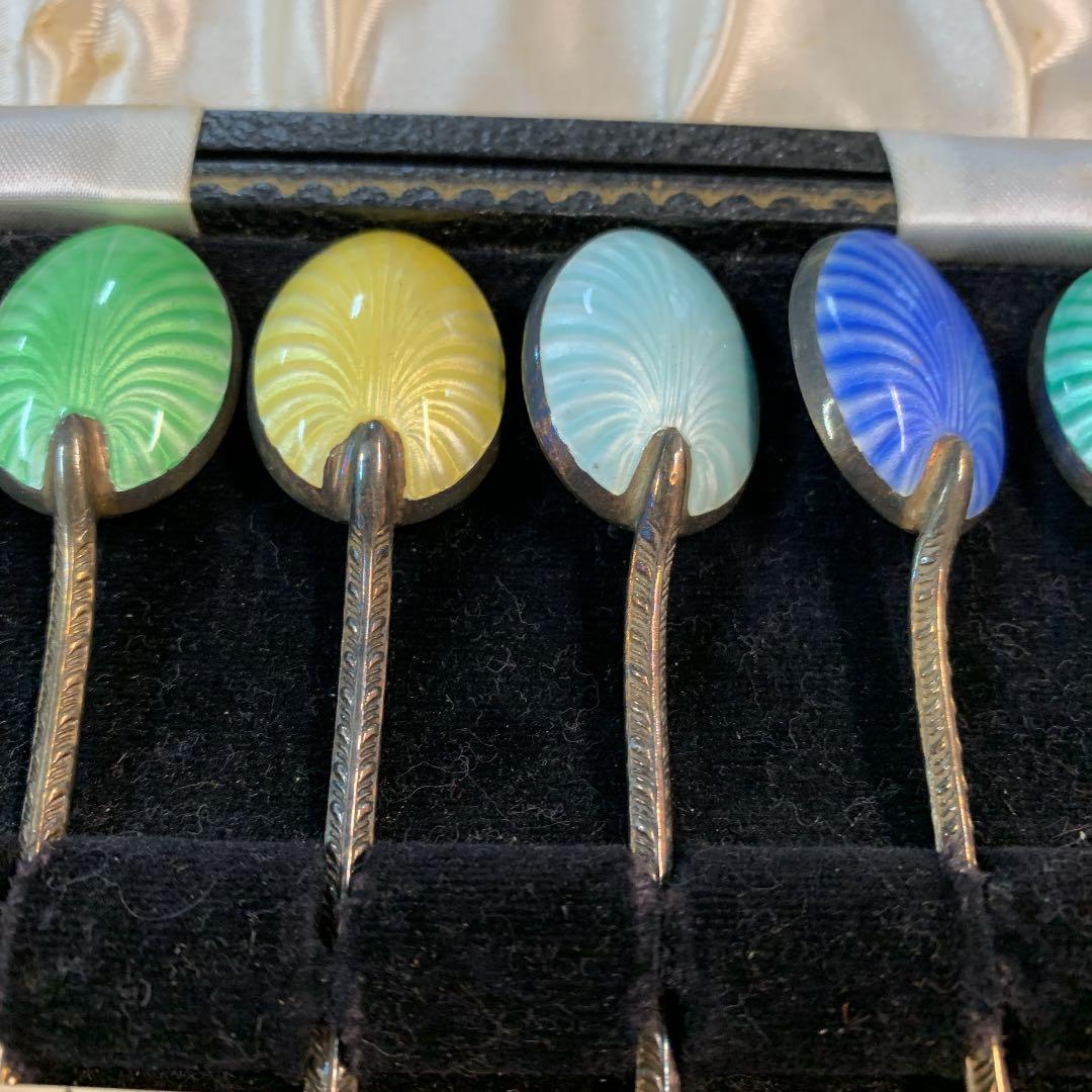 1970年シルバーエナメルスプーン