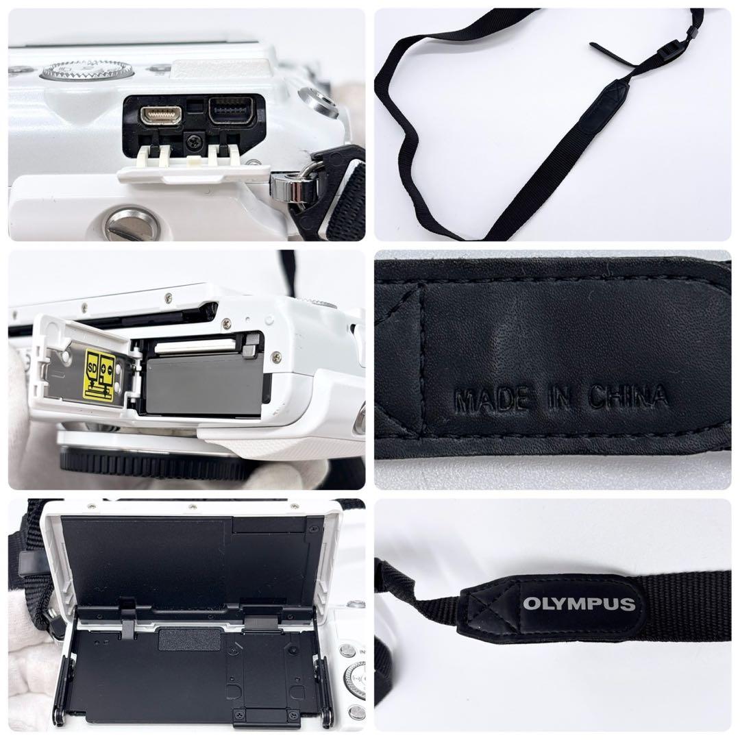 オリンパス コンデジ E-PL6 ミラーレス 一眼レンズ レンズ2本