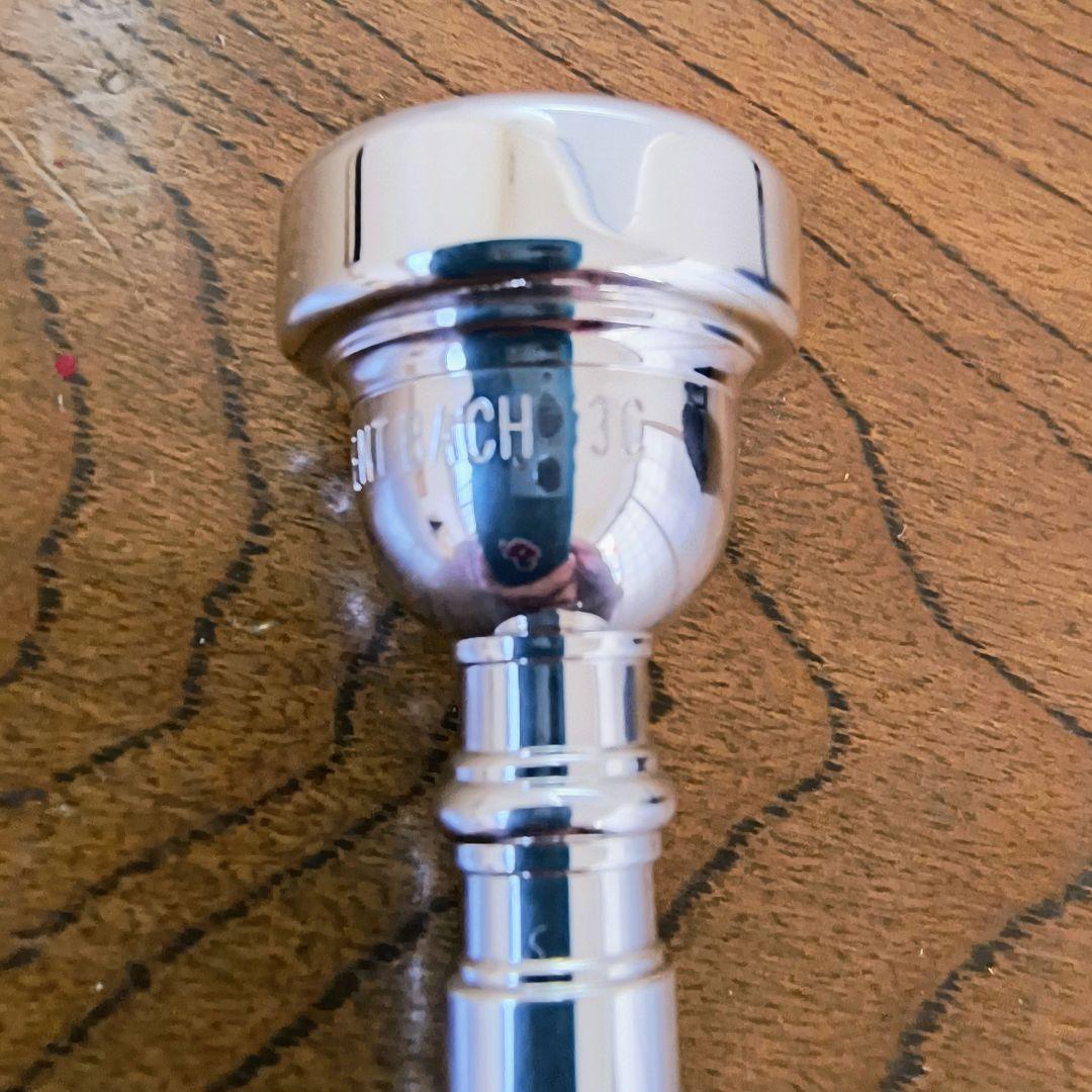 Bach バック 3Cトランペットマウスピース 銀メッキ 楽器店展示品・美品