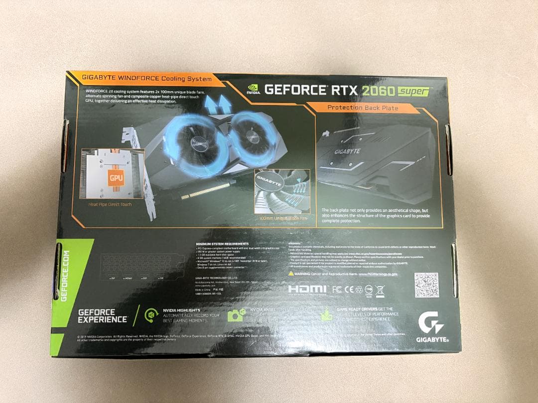 GeForce RTX 2060 Super グラフィックボード 8GB
