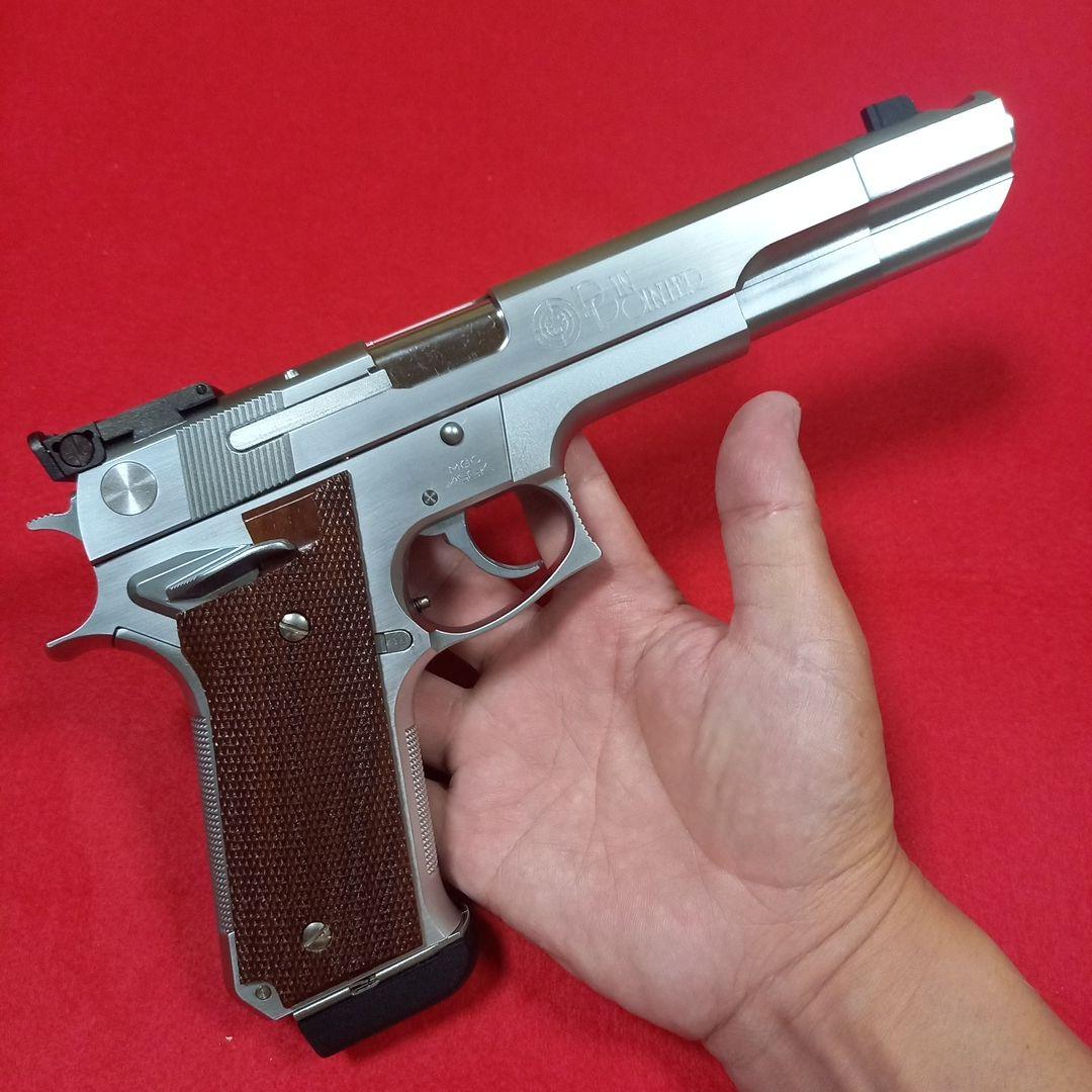 美品　MGC S&W M645 ピンポインター　木製グリップ