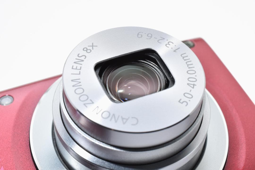 超美品 キヤノン IXY 120 コンパクトデジタルカメラ レッド Canon