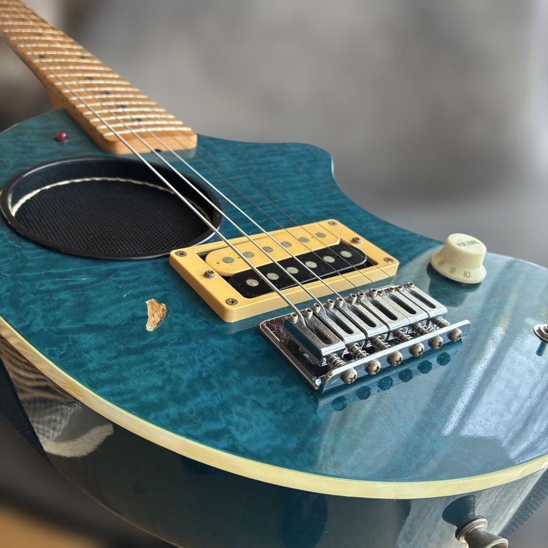 Fernandes zo-3GF ブルー　メイプルネック