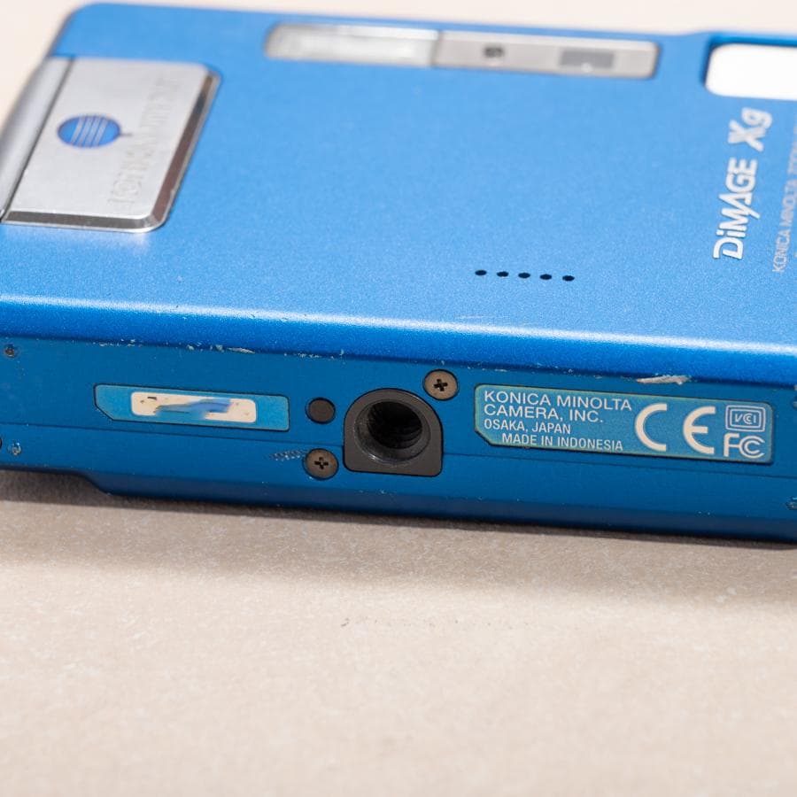【スマホ転送OK】MINOLTA DIMAGE Xg ブルー 動作確認済み