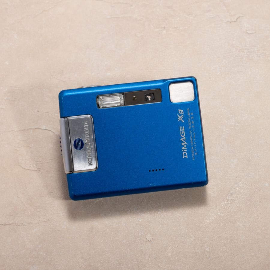 【スマホ転送OK】MINOLTA DIMAGE Xg ブルー 動作確認済み