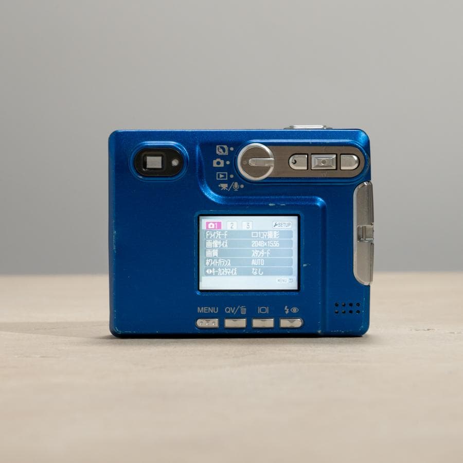【スマホ転送OK】MINOLTA DIMAGE Xg ブルー 動作確認済み
