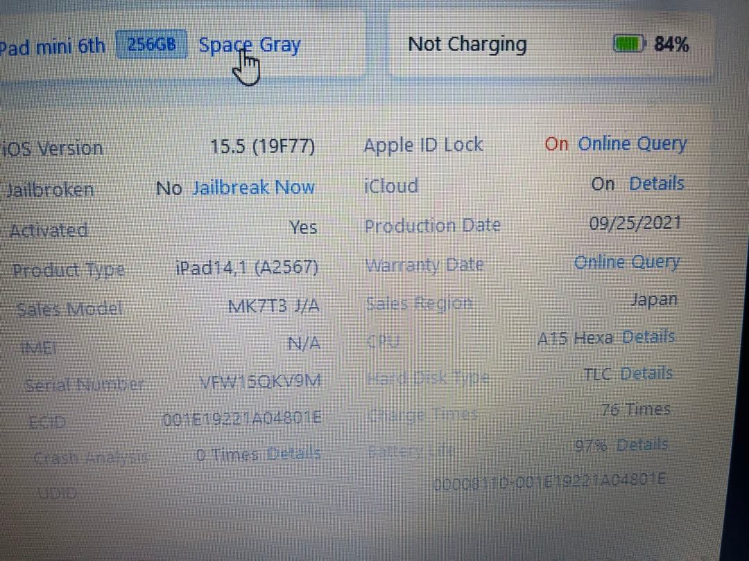 Apple iPad mini 第６世代 256GB