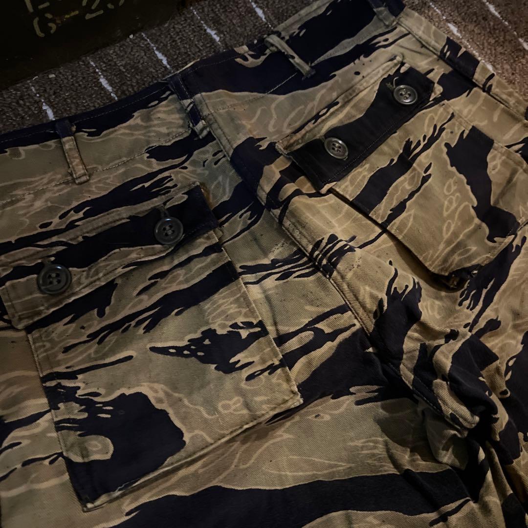 60年代　ベトナム戦　オリジナル　タイガーストライプ　タイガーカモ　パンツ