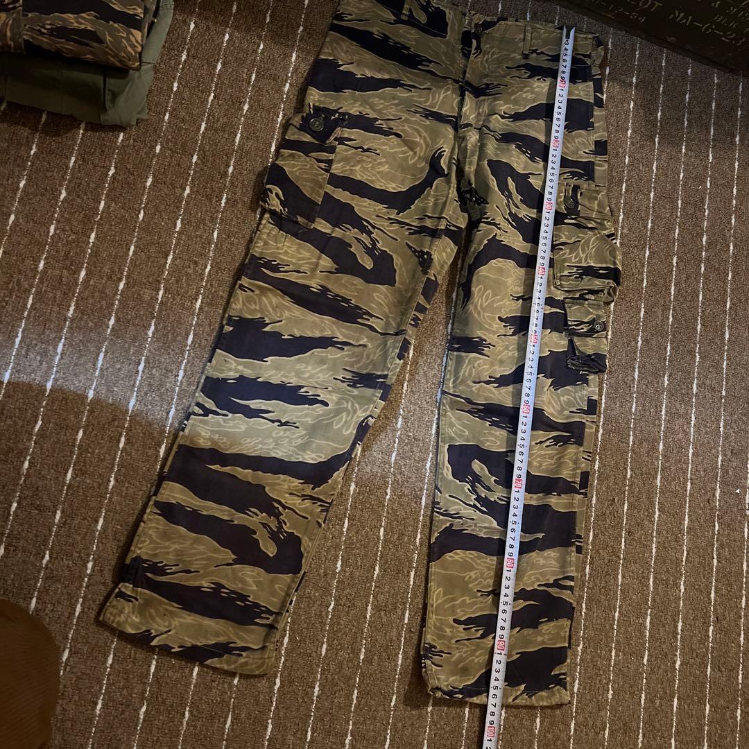 60年代　ベトナム戦　オリジナル　タイガーストライプ　タイガーカモ　パンツ