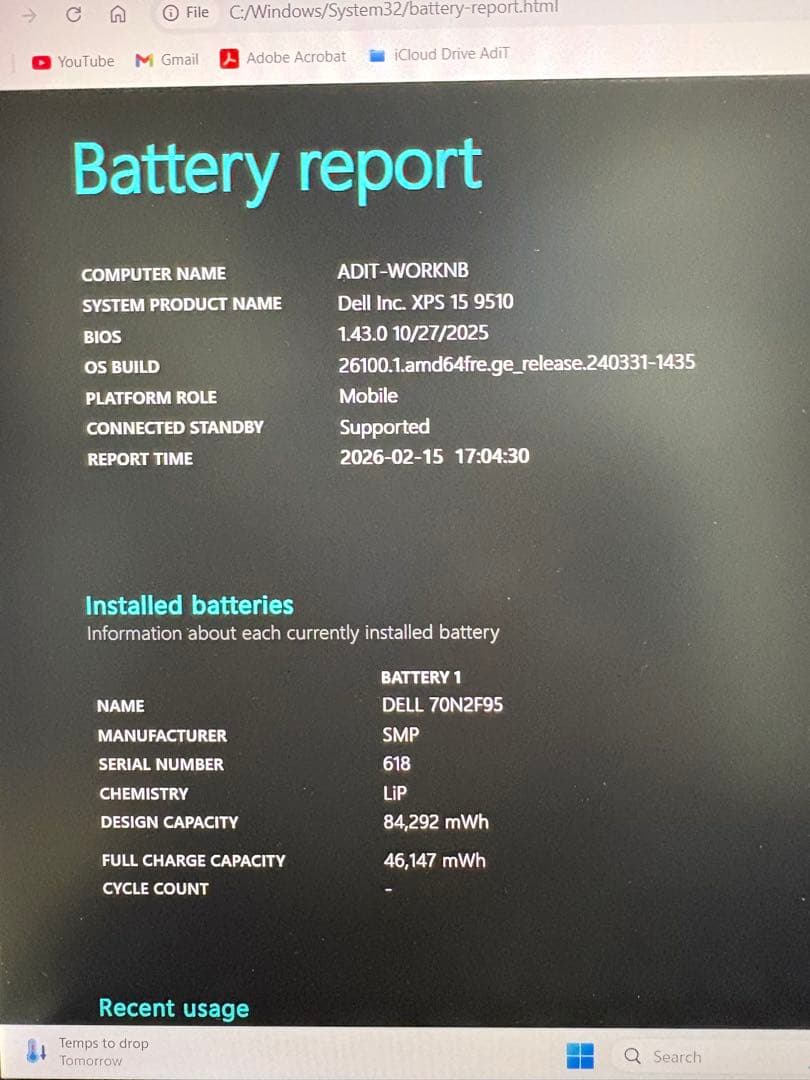 Dell XPS ノートPC シルバー