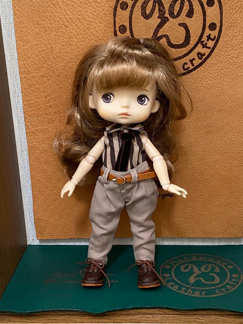 (40)モンストドールサイズ　5点セット　アウトフィット　ハンドメイド