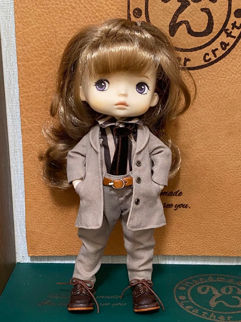 (40)モンストドールサイズ　5点セット　アウトフィット　ハンドメイド