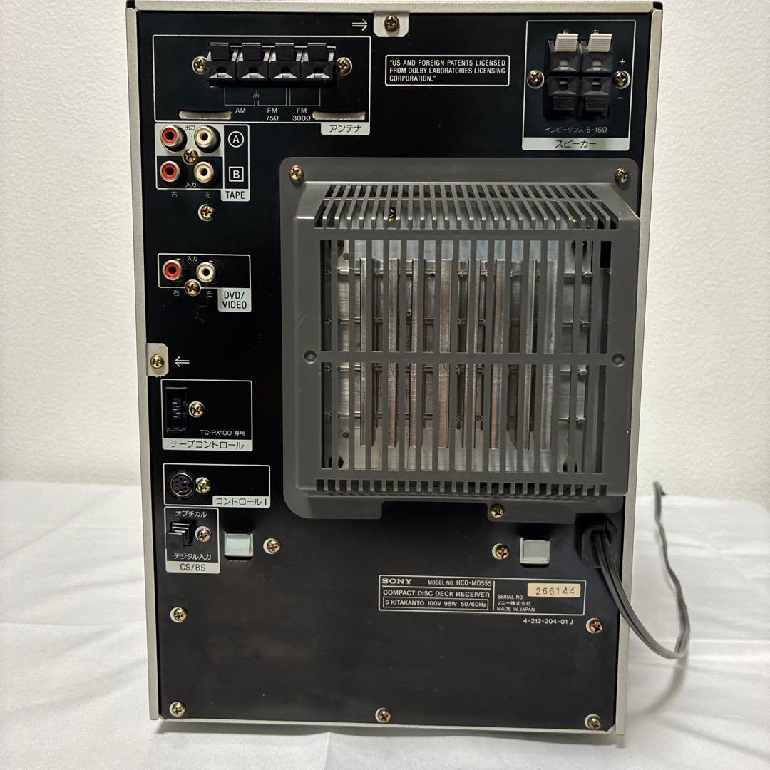 sony ソニー hcd-md555 コンポシステム