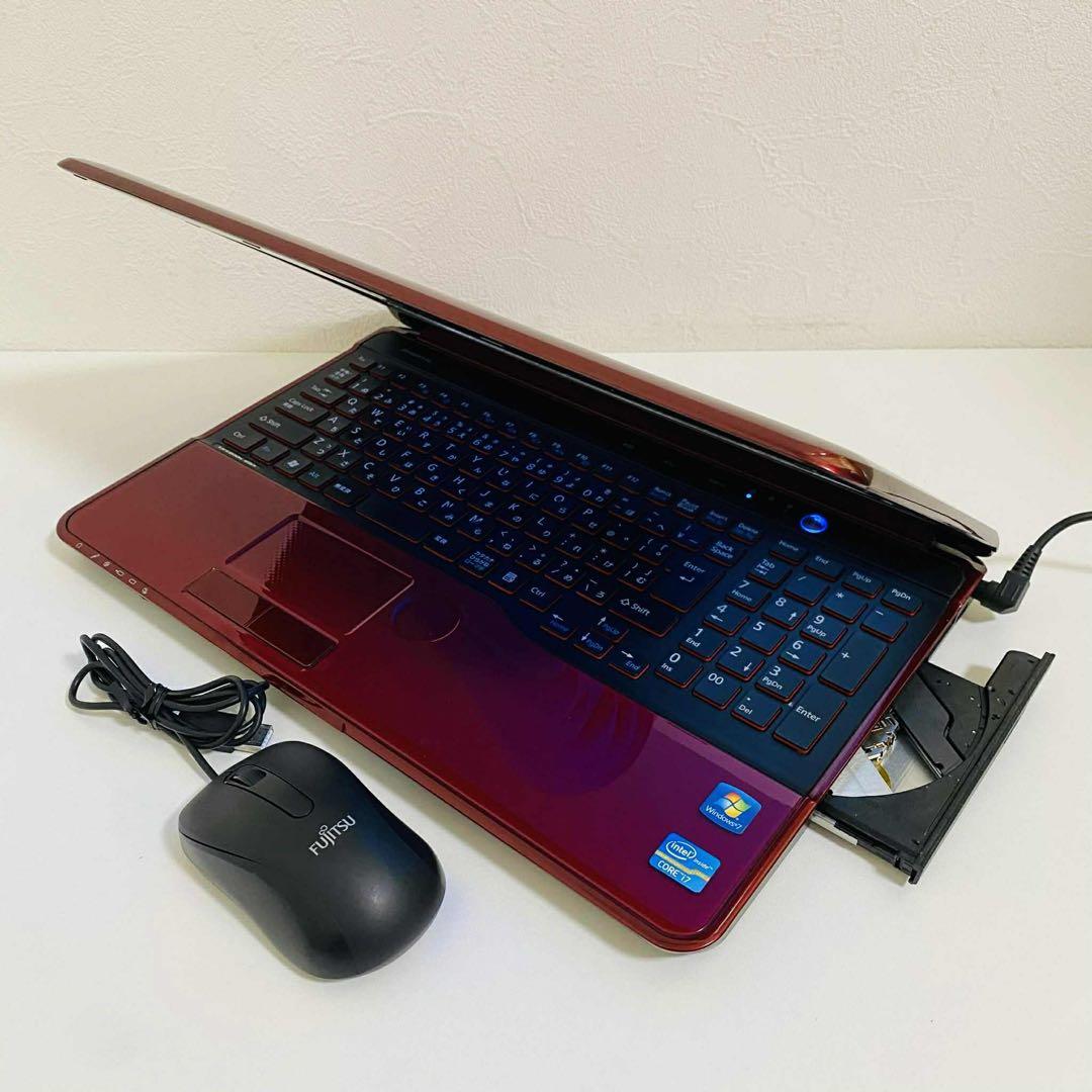 Y979 Fujitsuノートパソコンi7メモリ8G高速SSDサクサクWin11