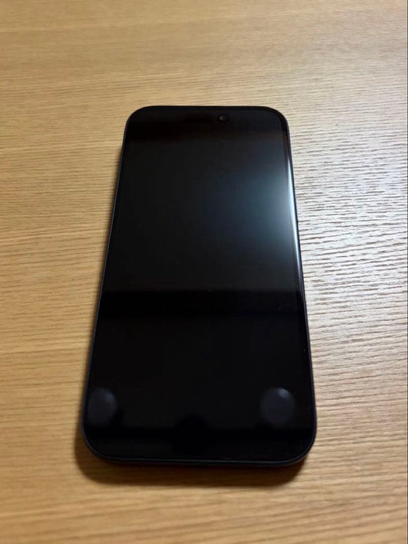 【美品】Apple iPhone 15 ブラック 本体 箱付き