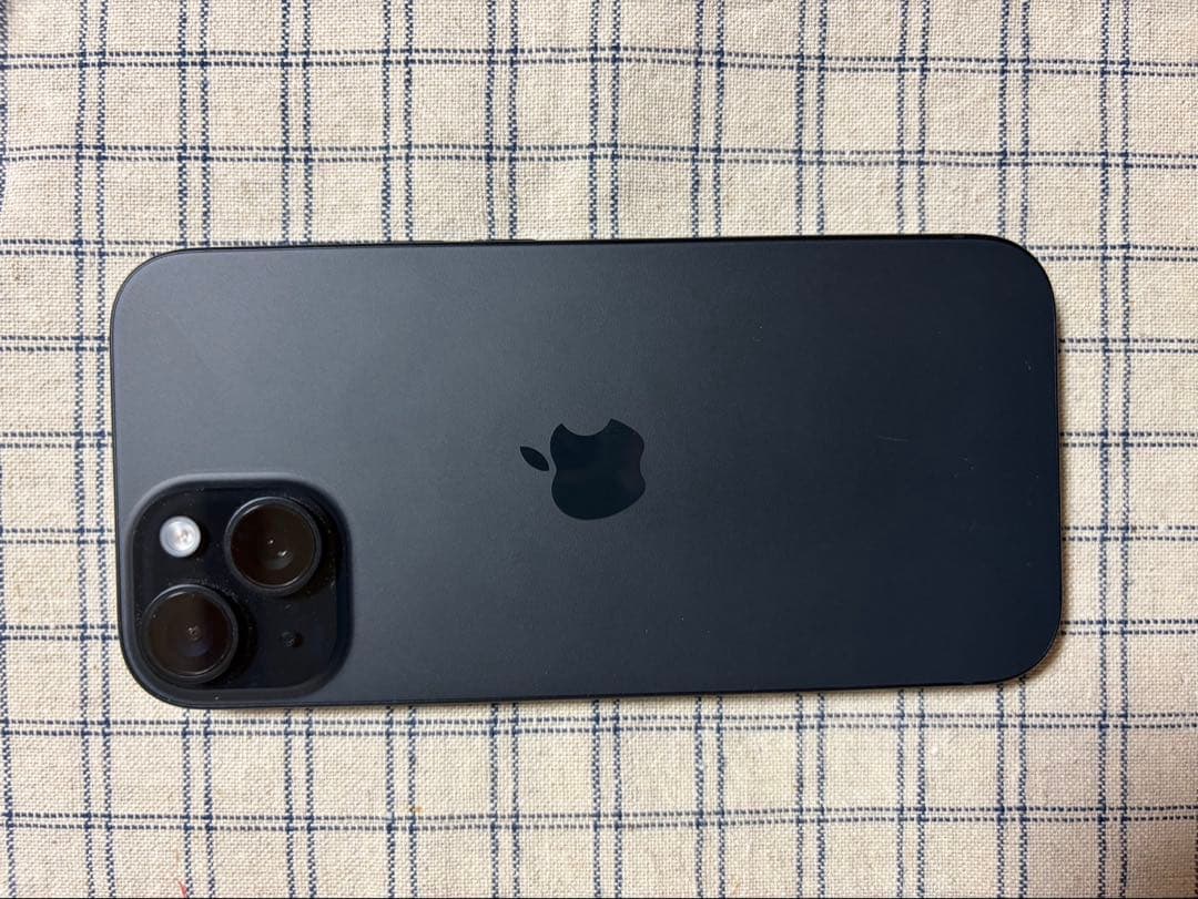 【美品】Apple iPhone 15 ブラック 本体 箱付き