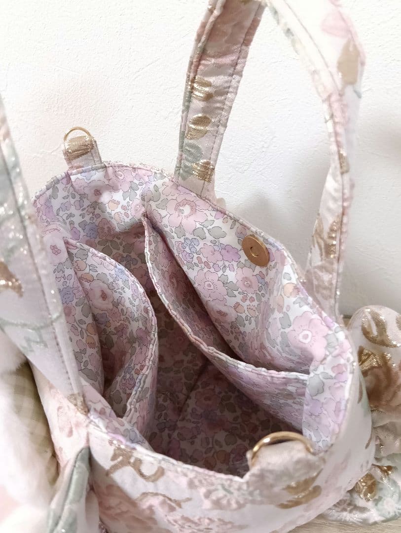 フリルトート バッグ コヤンイサムチョン うさぎ着ぐるみ猫