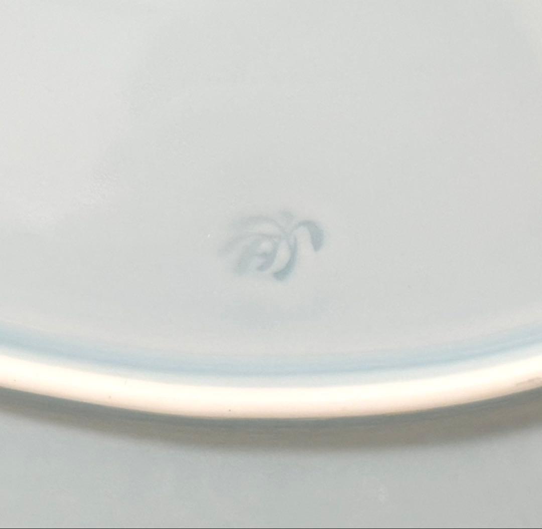 【未使用 希少】香蘭社 「モンステラ」大皿 青磁 29cm 4枚