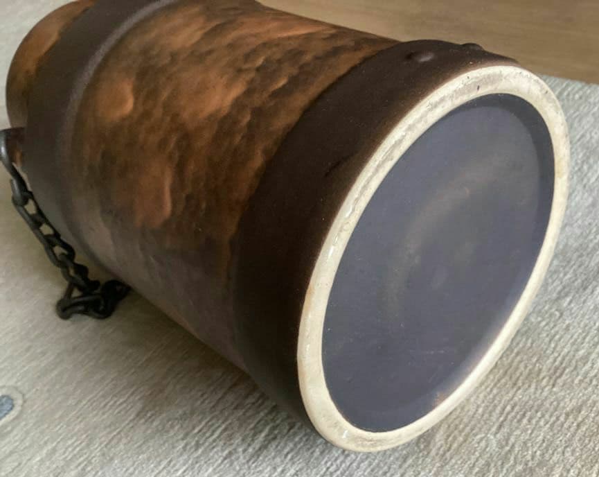 傘立て 庭　壺　玄関　花瓶　花器　60~70S　高さ41ドイツ　ミルク缶 陶器