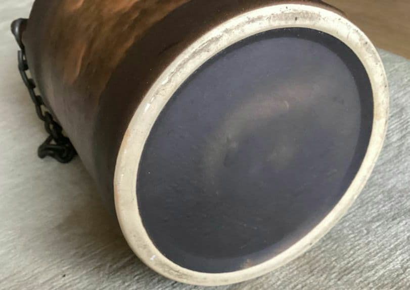 傘立て 庭　壺　玄関　花瓶　花器　60~70S　高さ41ドイツ　ミルク缶 陶器