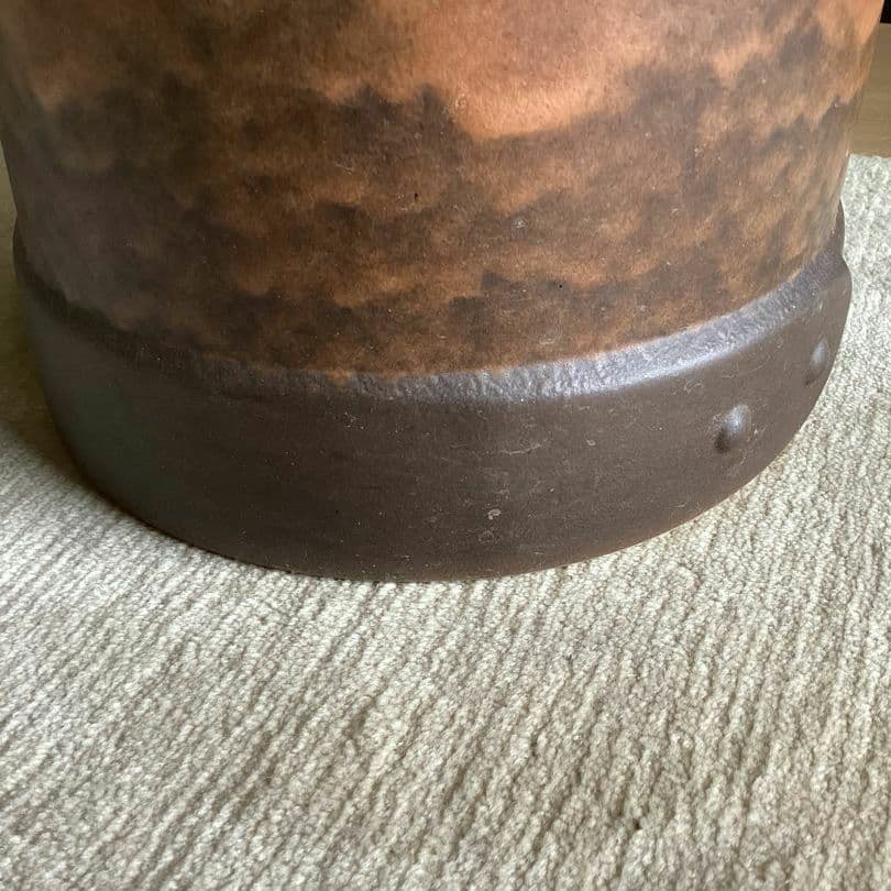 傘立て 庭　壺　玄関　花瓶　花器　60~70S　高さ41ドイツ　ミルク缶 陶器