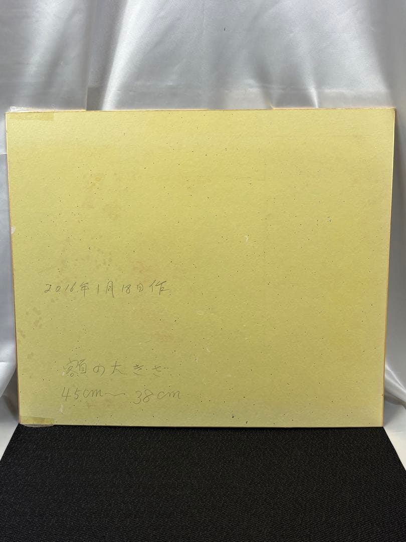 【額無水彩画】オオタカ・オオカミ 2枚セット　川崎 信夫 3087