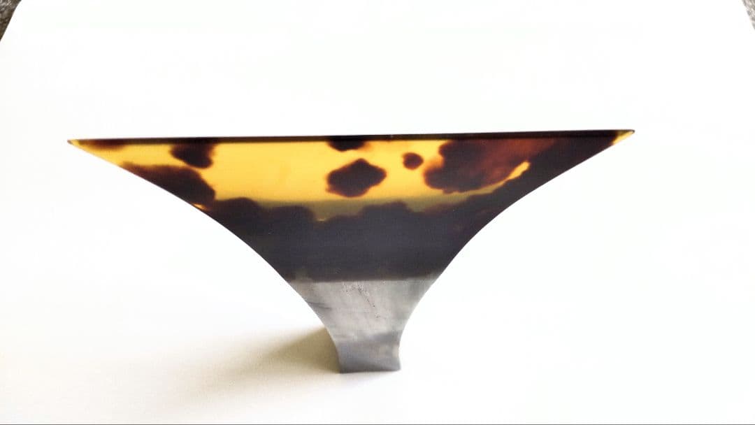 【新品・未使用】津軽三味線 鼈甲撥 白水牛手元 最高級べっ甲バチ