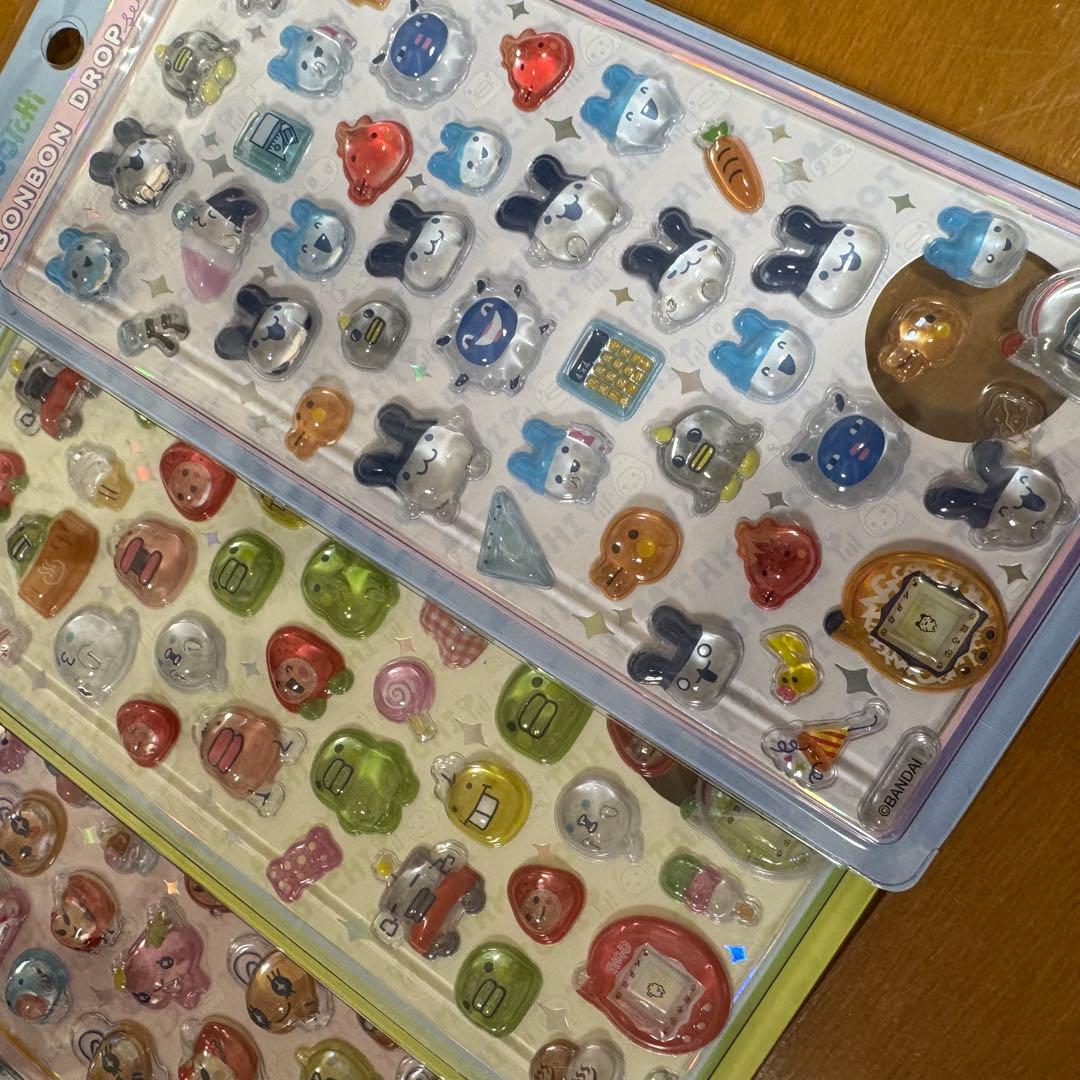 正規品 新品未開封 たまごっちボンボンドロップシール ４枚　たまごっち