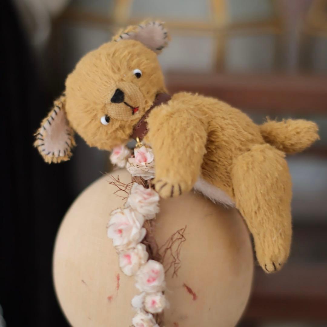 可愛すぎるワン 犬 アーティストベア 海外作家様 ハンドメイド ぬいぐるみ