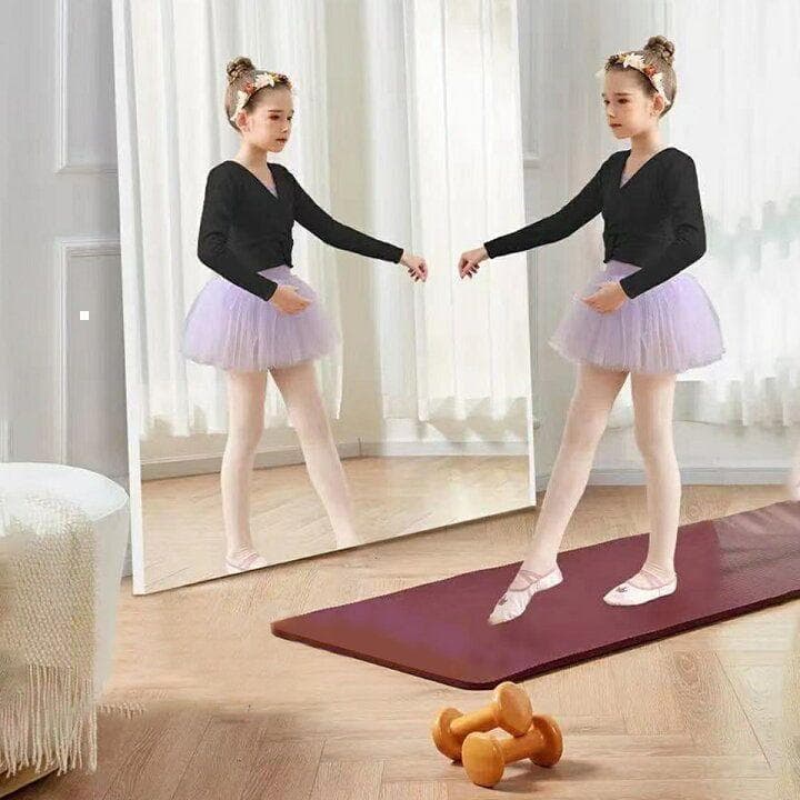 割れない鏡 ウォールミラー 壁掛け 姿見鏡 60×160cmシルバー 1624