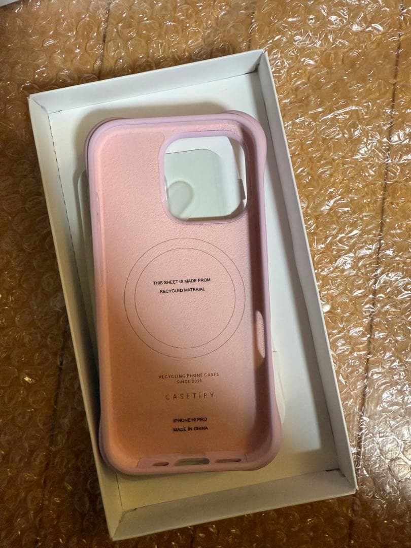 mirukooo様 新品 ケースティファイiPhone16proケース ピンク