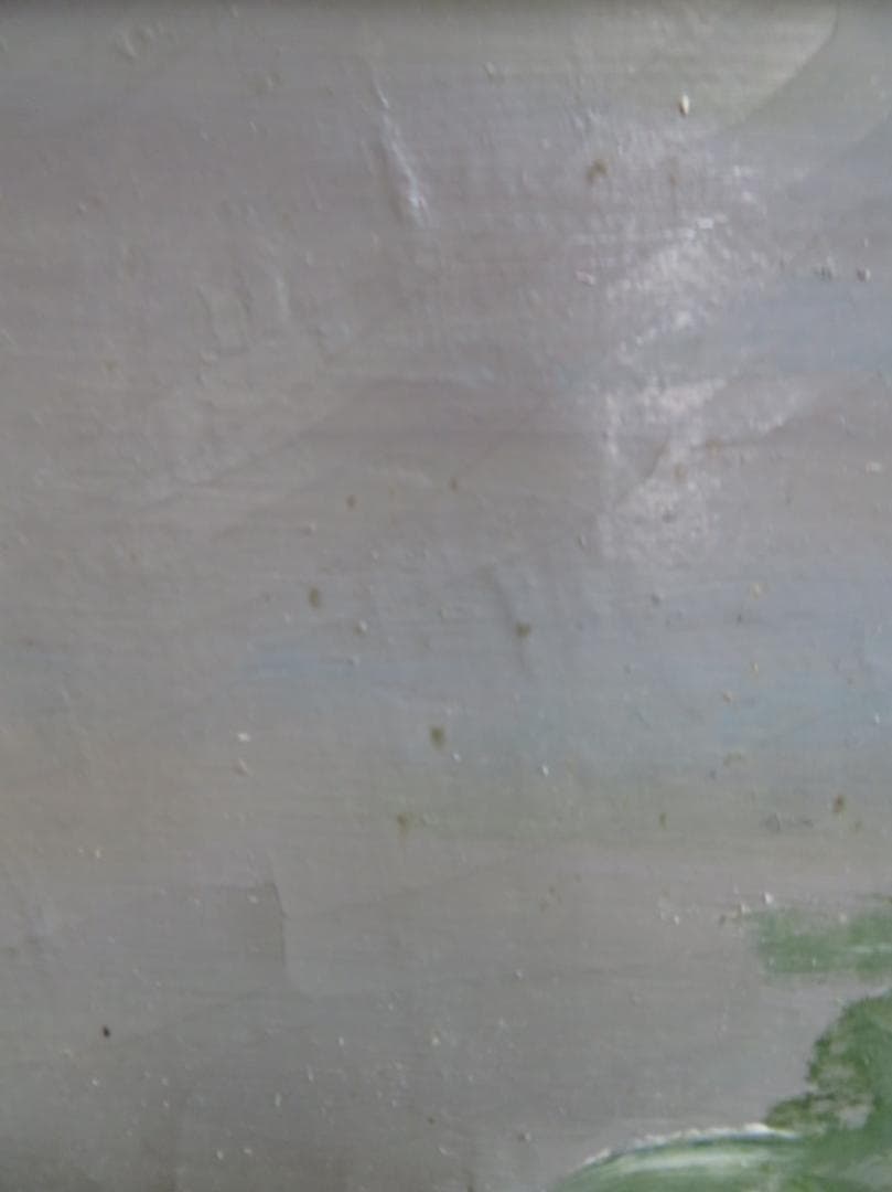 酒本英嗣　「薬師寺遠望」 油彩　F6号　近代日本美術協会委員、白美会副代表理事