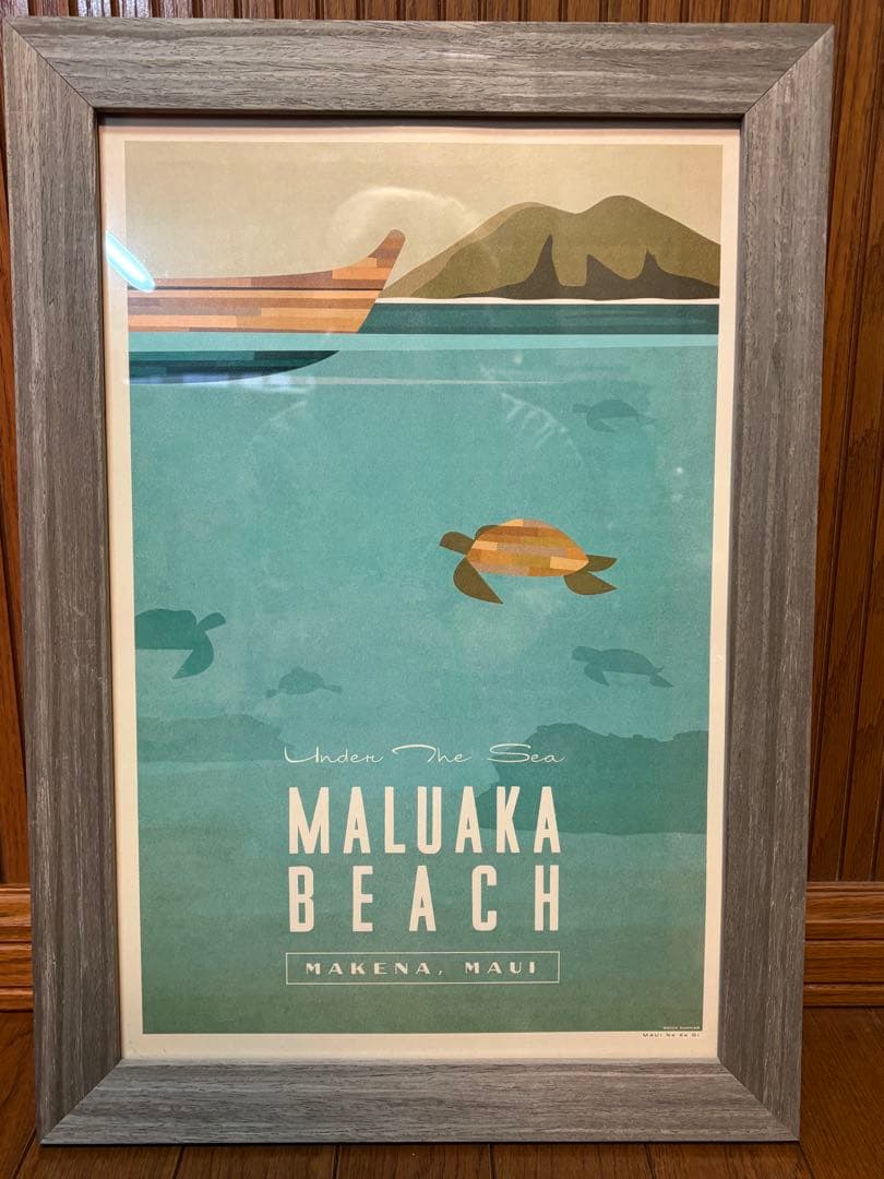 ハワイ　額装アート　マウイ島 ニック・カッチャー アート＆デザイン