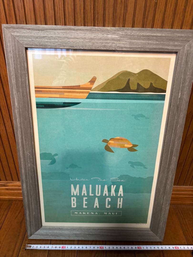 ハワイ　額装アート　マウイ島 ニック・カッチャー アート＆デザイン