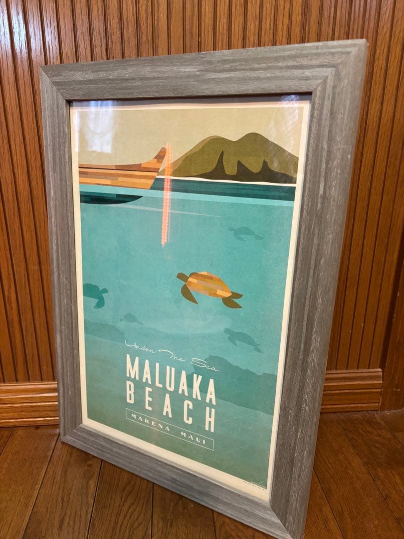 ハワイ　額装アート　マウイ島 ニック・カッチャー アート＆デザイン