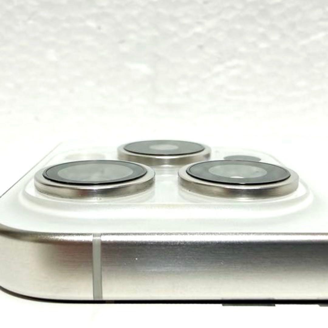 【良品】iPhone15pro ホワイトチタニウム 128GB バッテリー93%