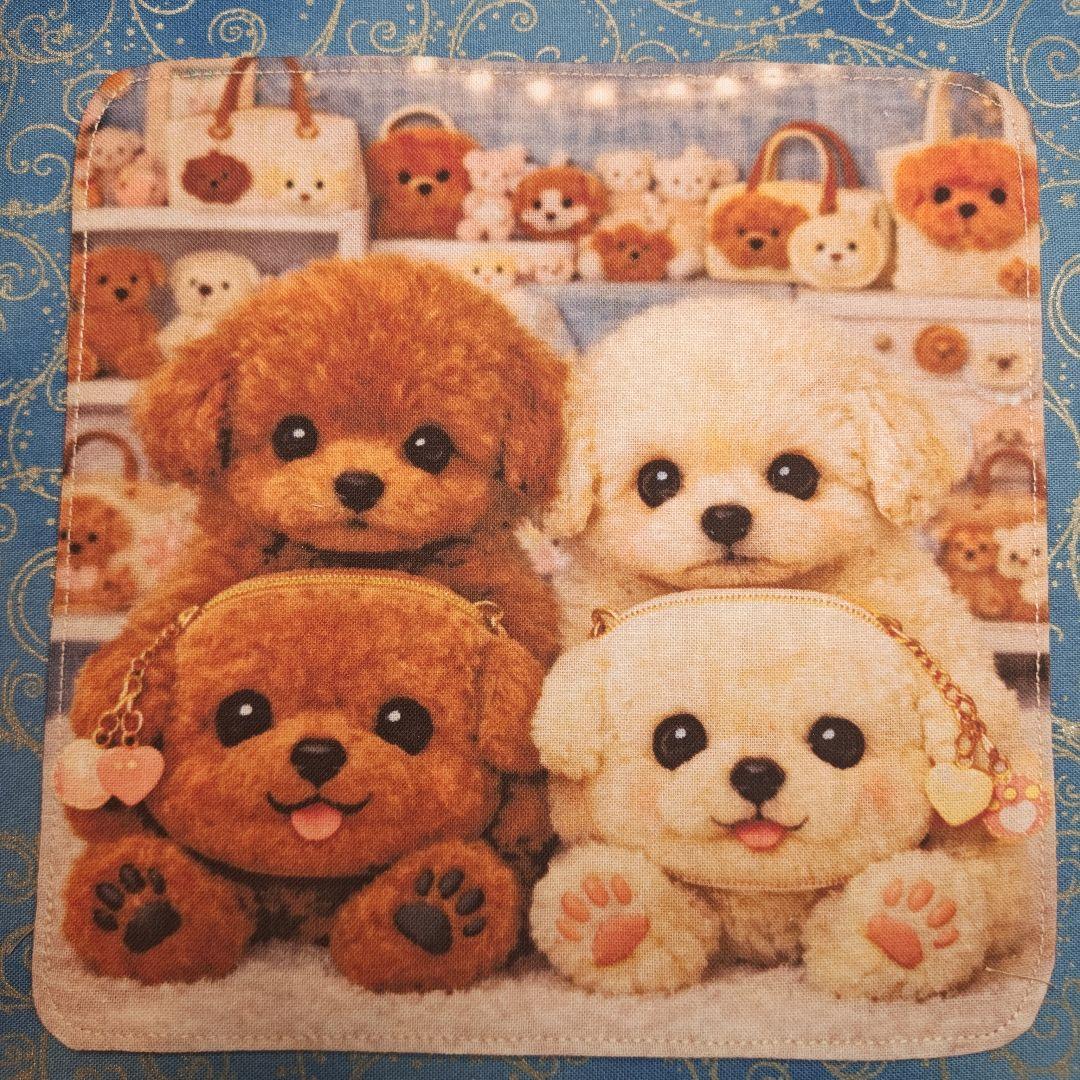 チョコ　ハンカチ　ねこちゃん柄　ハンドメイド3/11　18枚