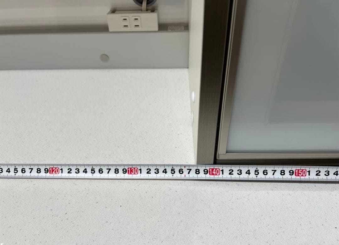 ②パモウナ　キッチンボード　食器棚　幅200センチ　下部分