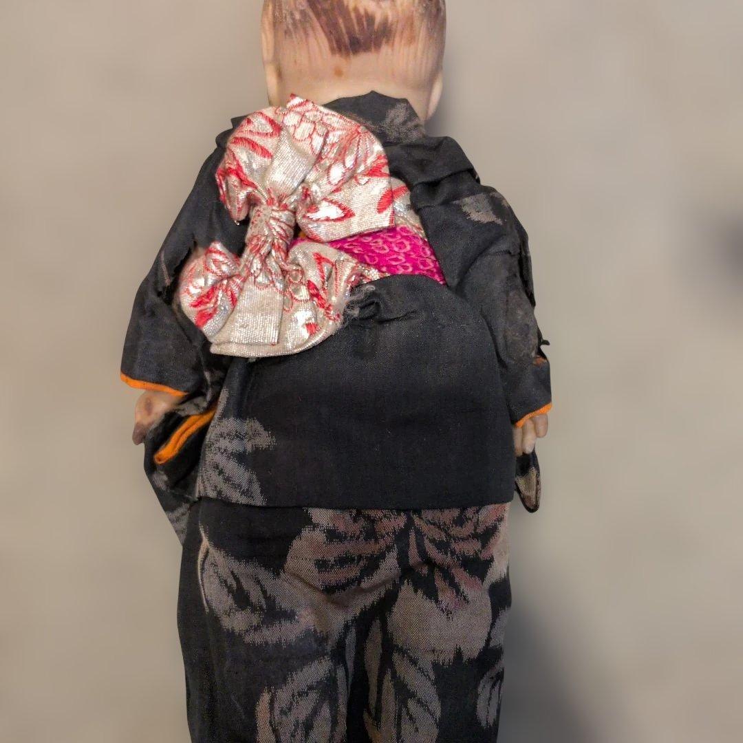 古い人形 着物　ホラー人形　The Haunted Japanese Doll