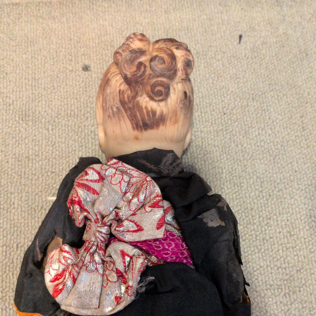 古い人形 着物　ホラー人形　The Haunted Japanese Doll
