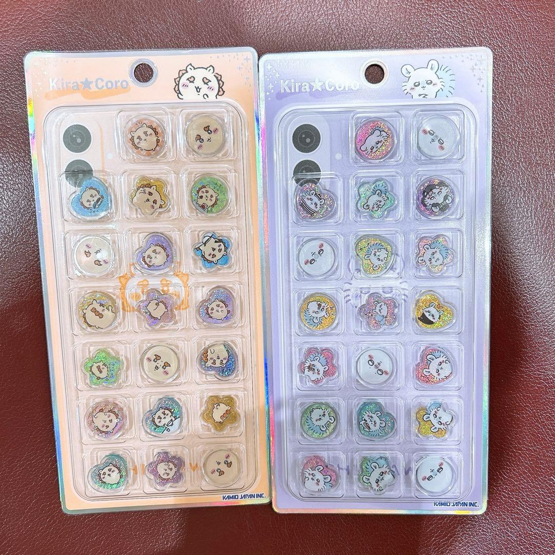 【完売品】ちいかわ　KIRACOROおはじきシール　5点セット　全種類