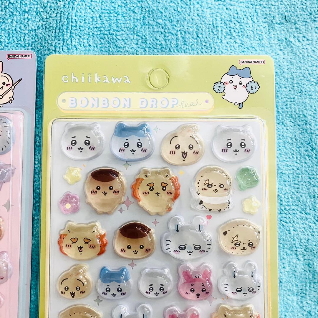 ちいかわボンボンドロップシール【中まで固いシールです】第二弾２枚セット